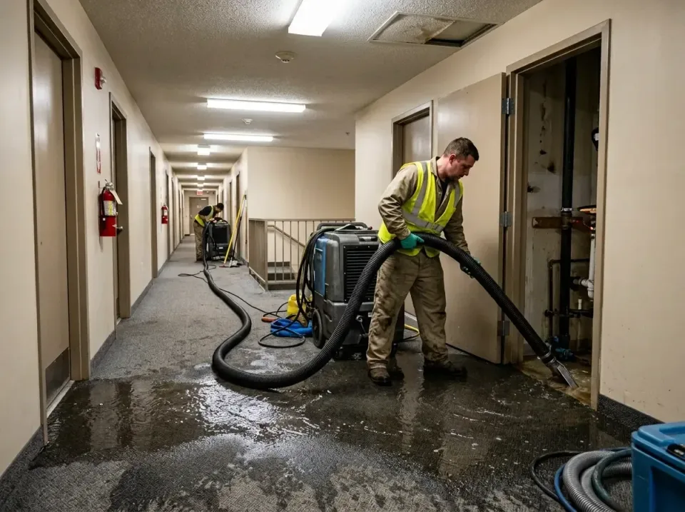 multi-unit-apartment-hallway-f-005 — frequently asked questions, Emergency Burst Pipe Water Extraction & Removal in Corpus C…
